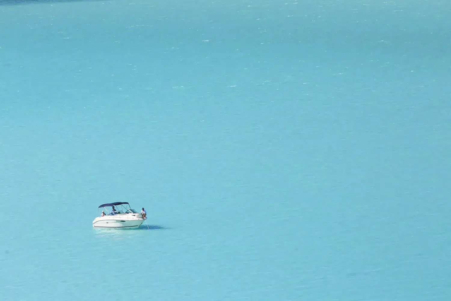 Small in Blue: Whitehaven Beach